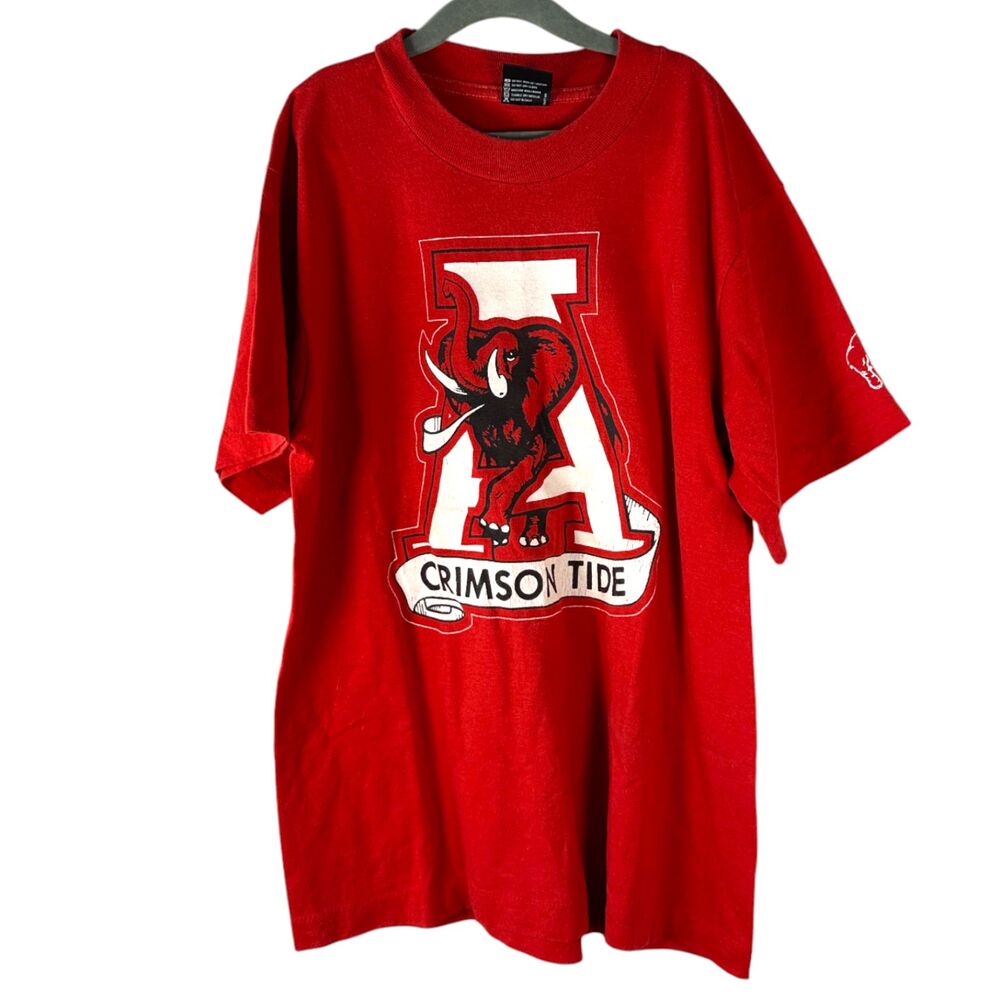 Screen Stars Best Vintage Single Stitch Alabama Crimson Tide Shirt Medium
